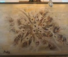 magnifique tableau d'un artiste peintre peinture à l'huile