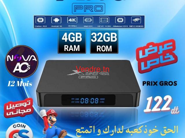 Box Android X96 Q avec abonnement iptv Box Android X96 Q avec abonnement iptv